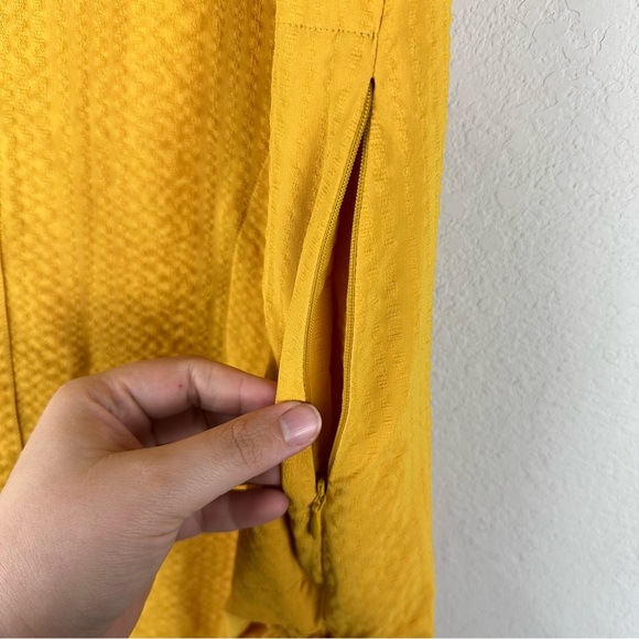 Title Nine Yellow Gold Speed Racer Cinchable Outdoor Dress Size Medium - Picture 3 of 9